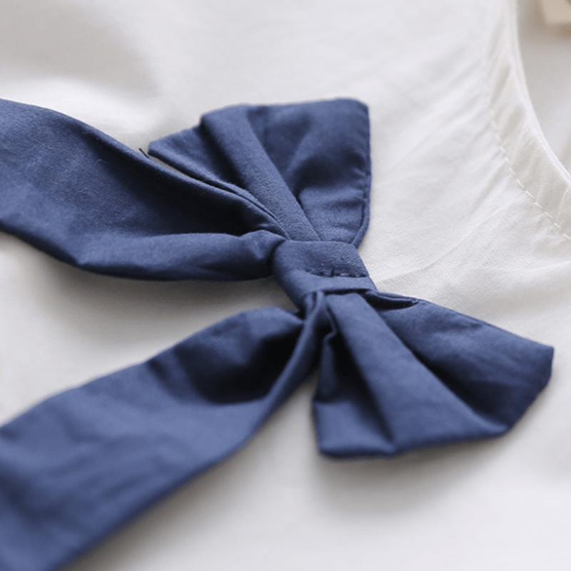 Toddler Bow Ruffled Trendy Dress - image 6