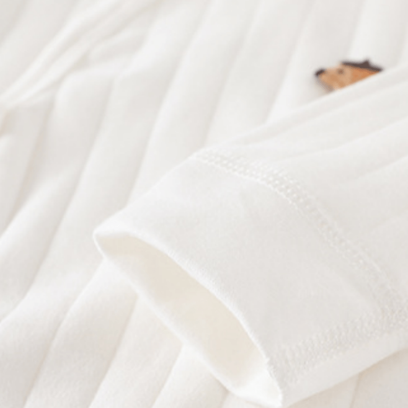 Baby Newborn Puppy Patch Kimono Romper - image 5