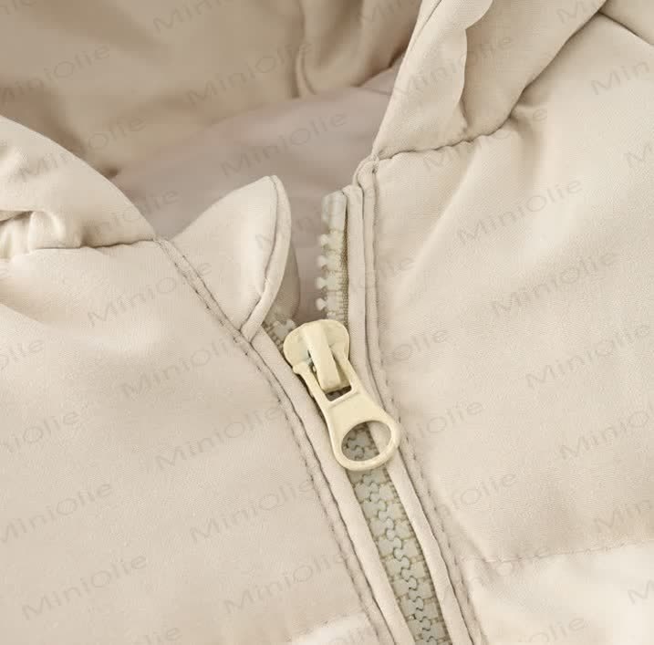 Baby Toddler Solid Color Hooded Outerwear - image 9