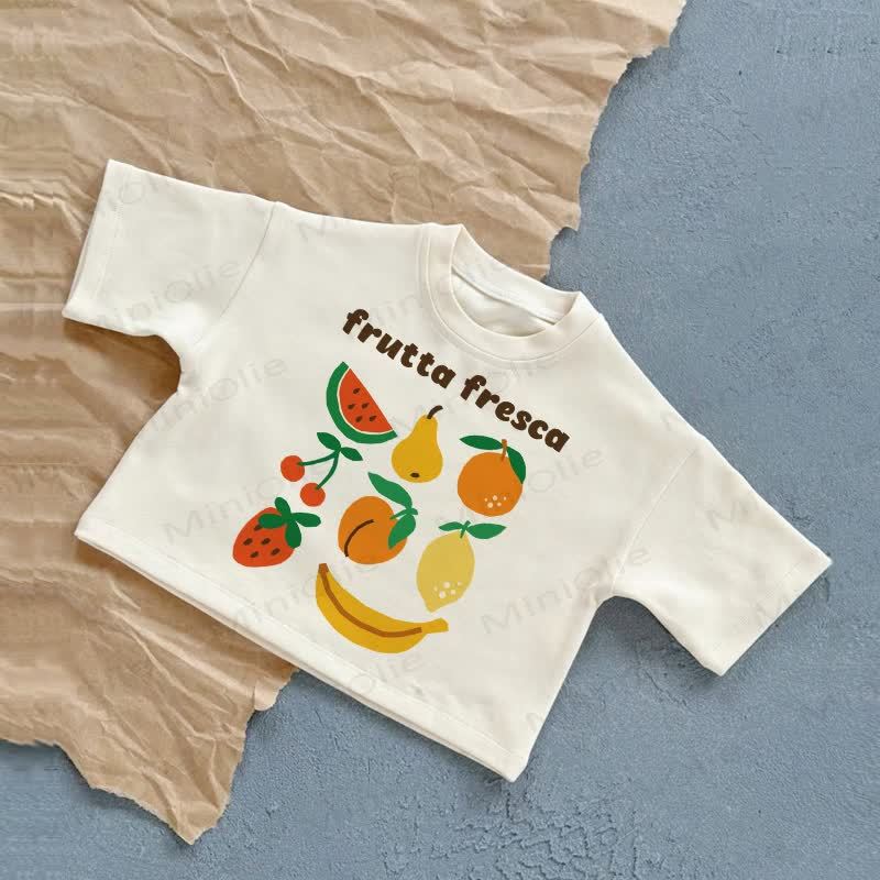 FRUTTA FRESCA Baby Fruit T-Shirt - White - 2-3T - image 1