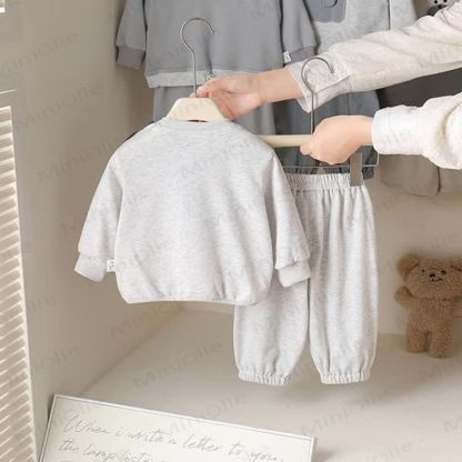 Baby Plaid Light Grey 2-piece Set - image 4