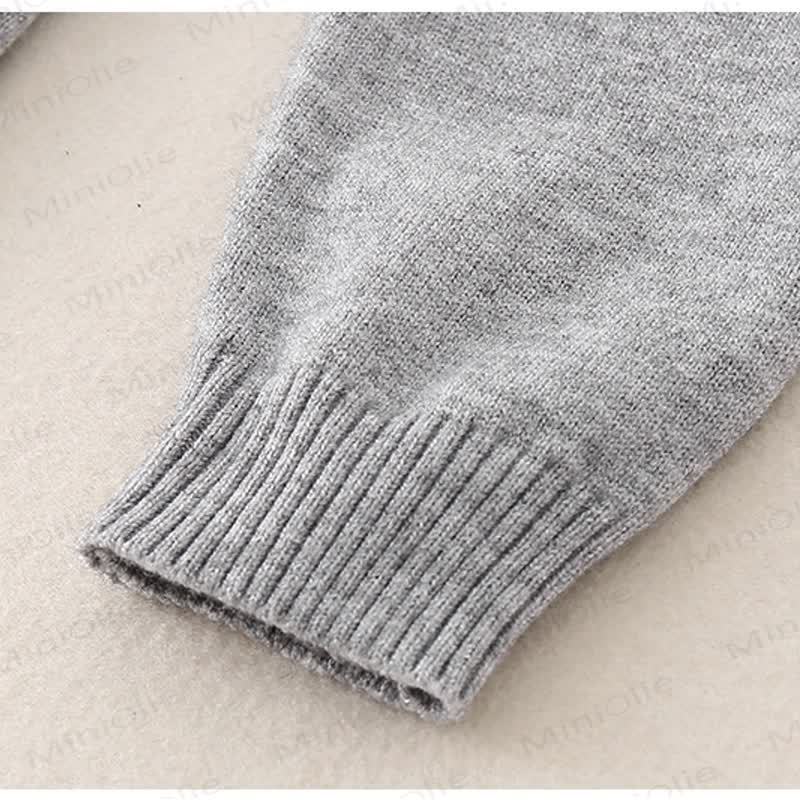 Baby Boys Bear Knitted Romper - image 8