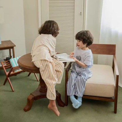 Baby Toddler Vertical Striped Minimalist Pants - image 7