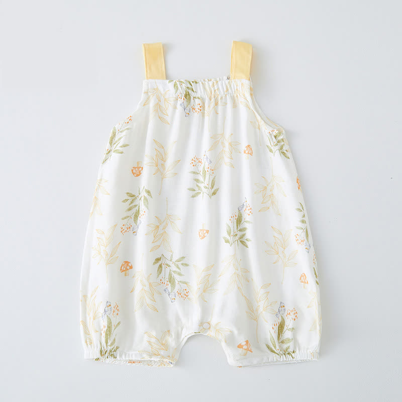 Baby Cotton Gauze Romper - Yellow - 18-24M - image 4
