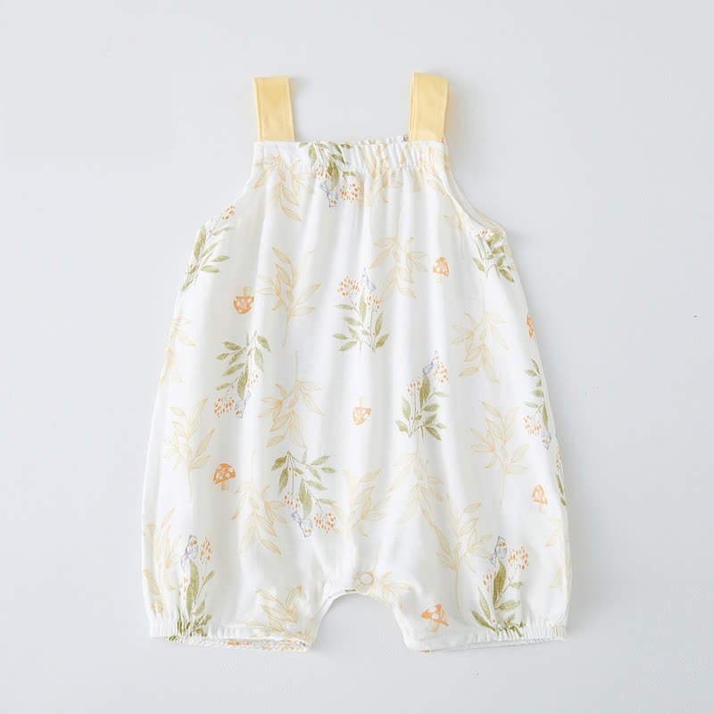 Baby Cotton Gauze Romper - Yellow - 18-24M - image 4
