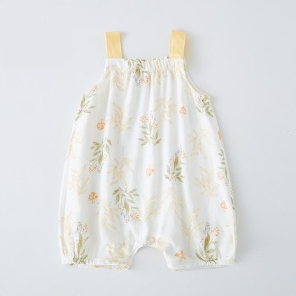 Baby Cotton Gauze Romper - Yellow - 18-24M - image 4