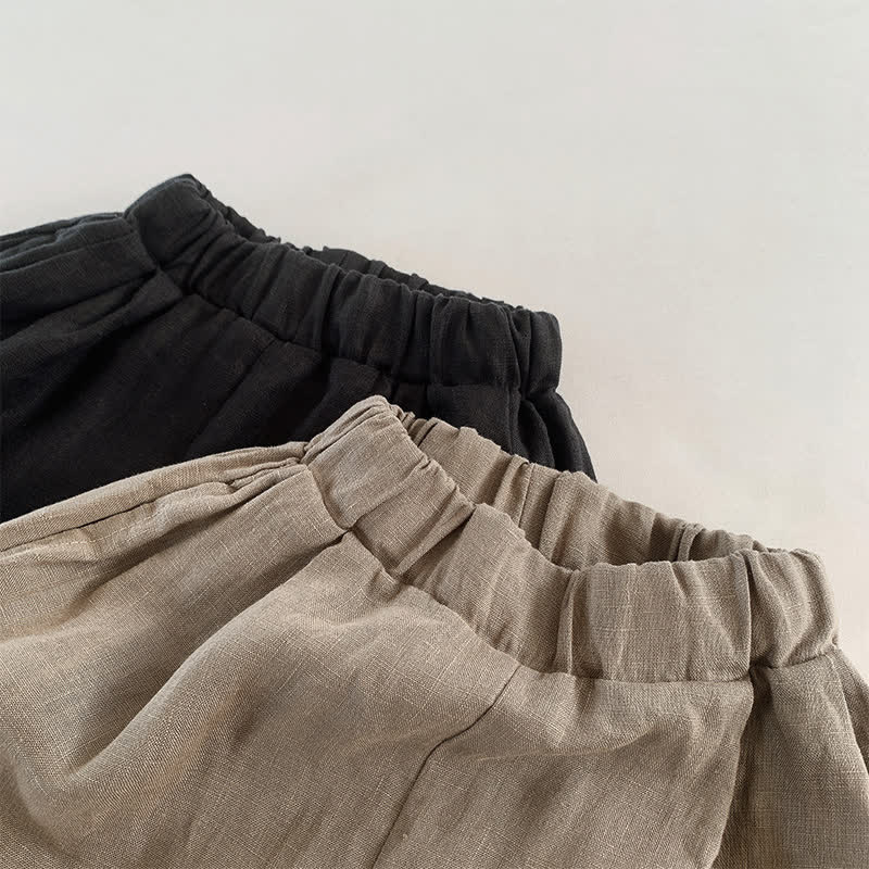 Toddler Solid Color Soft Simple Pants - image 5