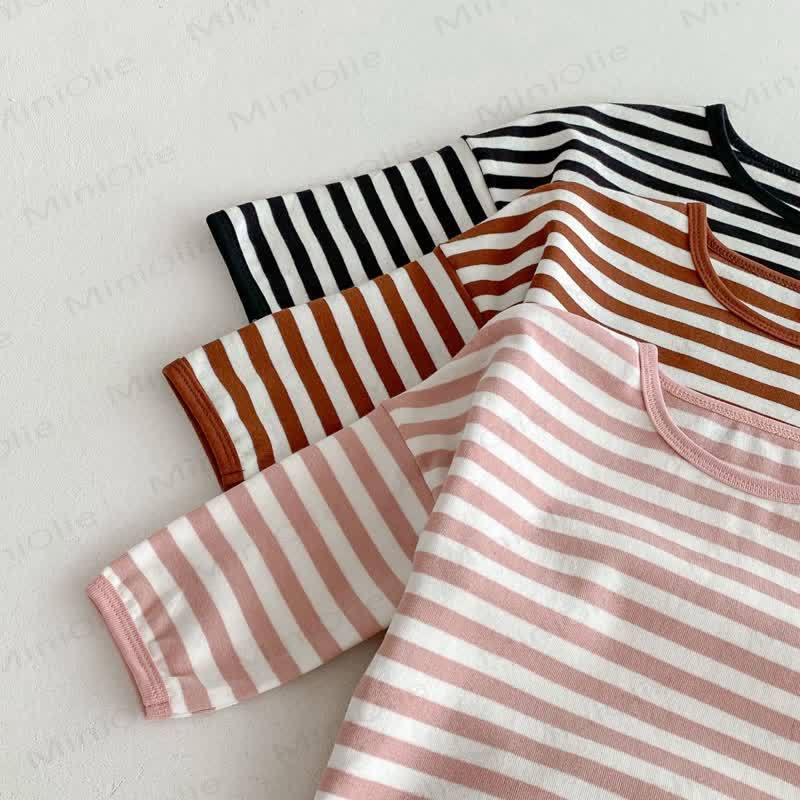 Toddler Striped Base Layer Casual T-Shirt - image 12