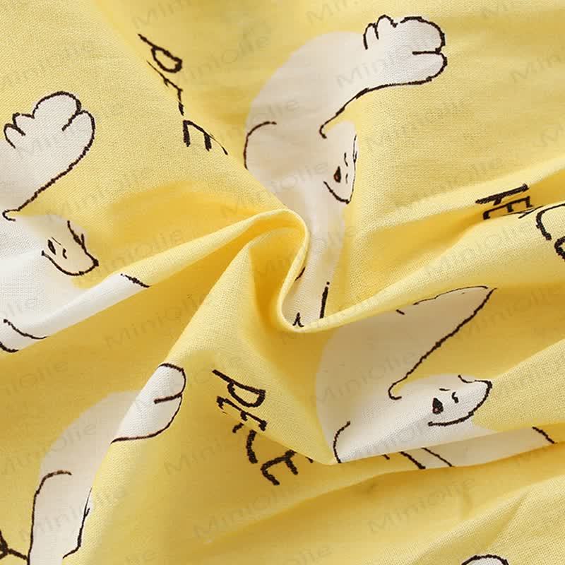 PEACE Toddler Kid Yellow Pigeon Dress - image 7