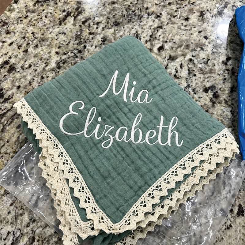 Personalized Baby Name Stroller Blanket - image 14