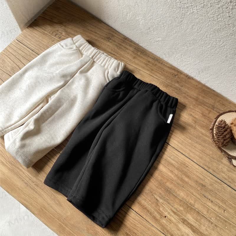 Baby Boy Fleece Solid Color Pants - image 3
