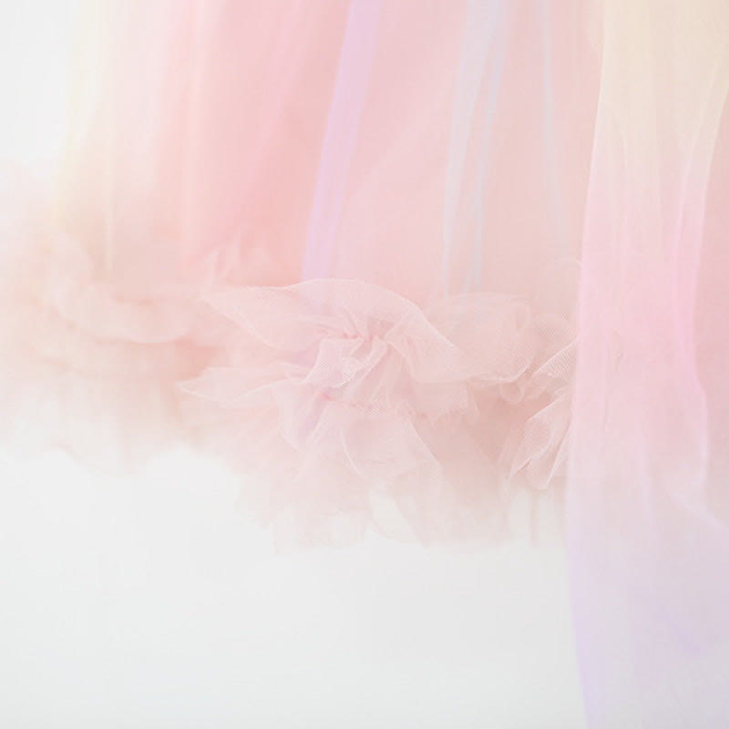 Toddler Glitter Bow Mesh Charming Dress - image 9