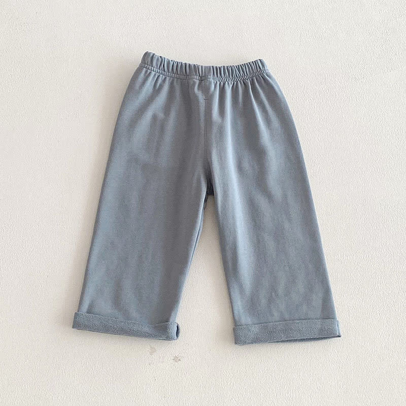 Baby Toddler Boy Solid Color/Stripe Pants - Blue - 3-5T - image 6