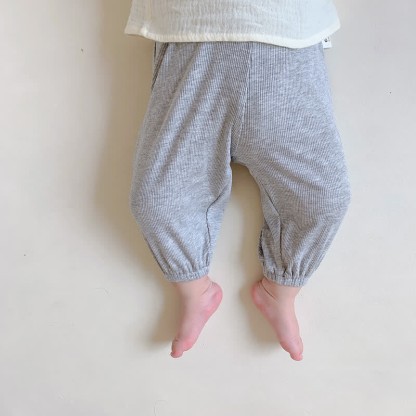Baby Modal Solid Color Basic Soft Pants - image 9