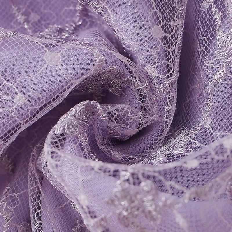 Toddler Kid Purple Tulle Elegant Dress - image 6
