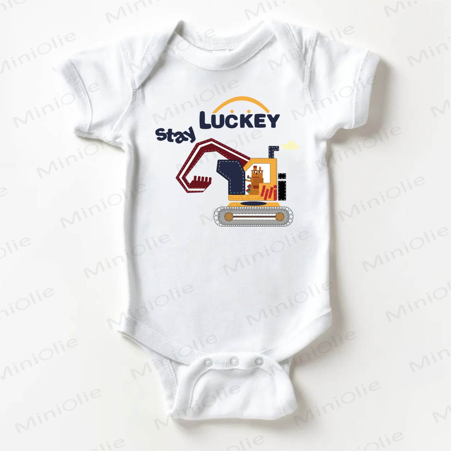 OUR FIRST MOTHER'S DAY AMELIA&MOMMY 2026 Baby Slogan Print White Bodysuit - White - 18-24M - image 1