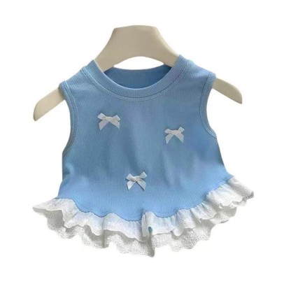 Toddler Girl Bow Lace Tank - image 7