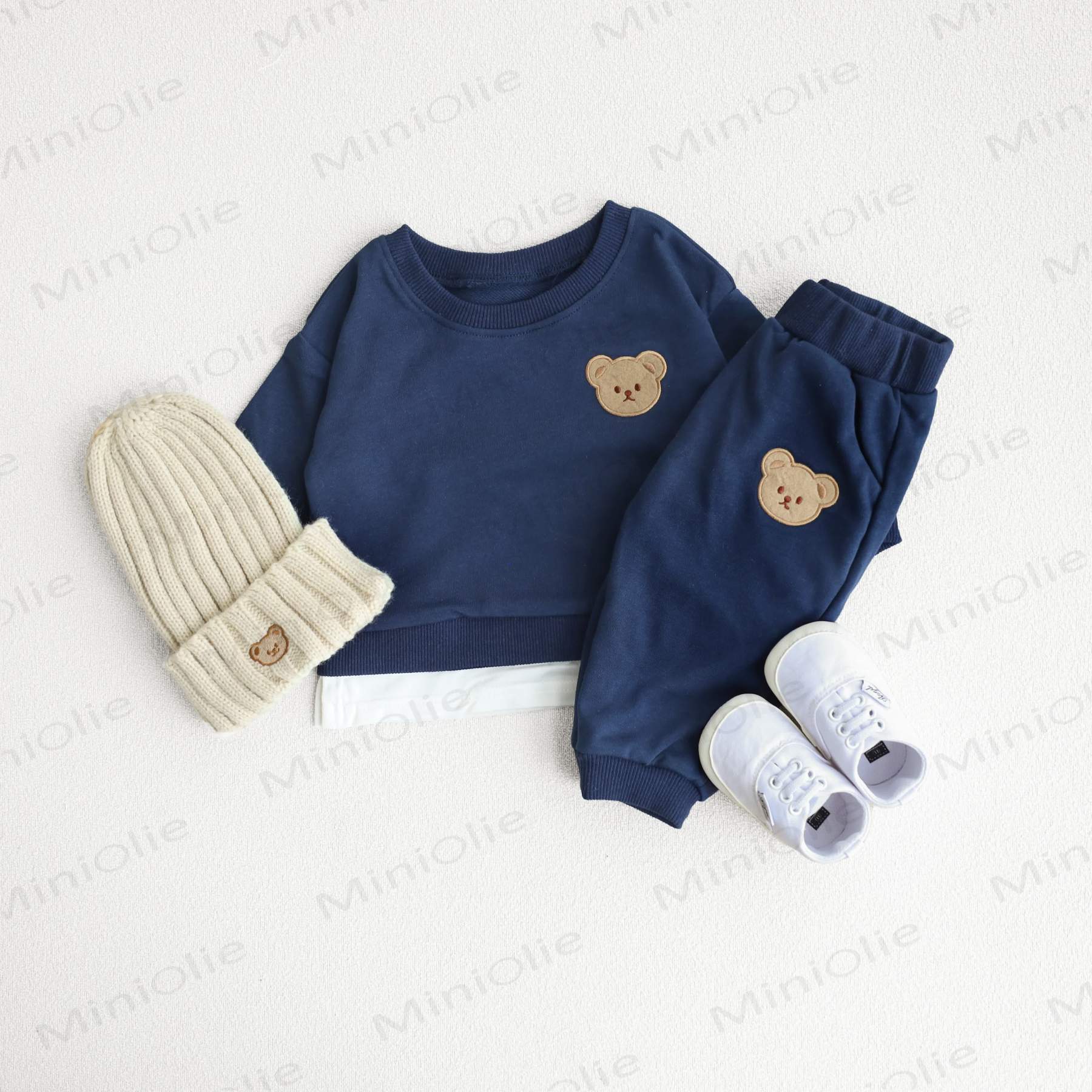Baby Toddler Cute Bear Sweatshirt & Pants Set - image 3