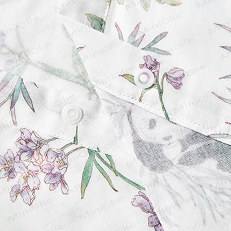 Baby Fruit Print Wrap Romper - image 8