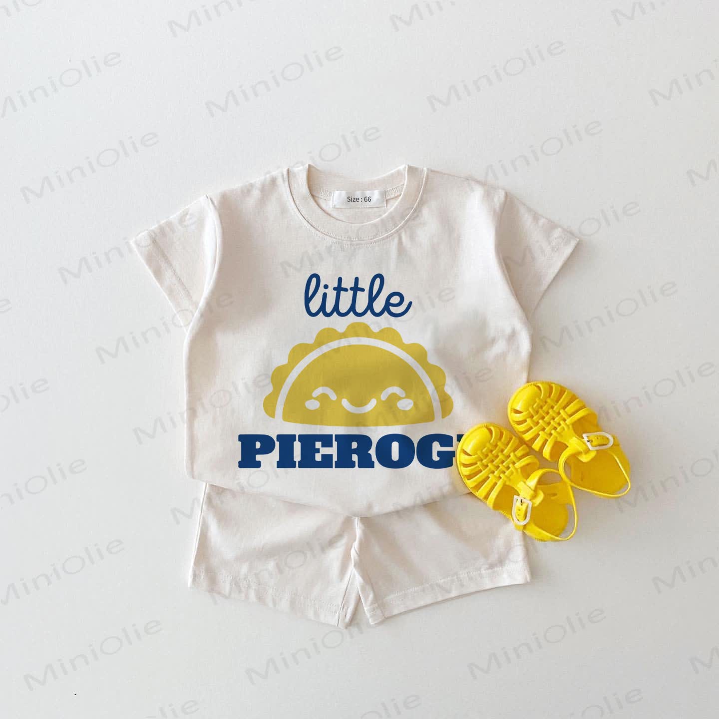 LITTLE PIEROGI Baby Little Dumpling White 2-piece Set - White - 18-24M - image 1