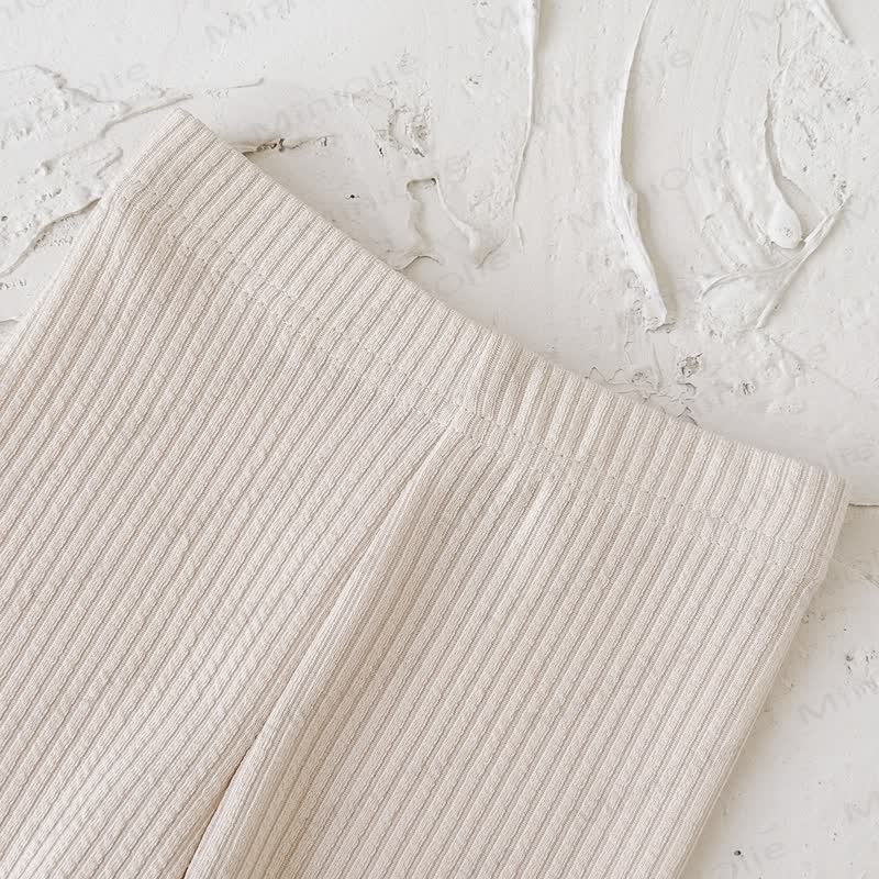 Baby 2-Piece Flower Sweatshirt and Pants Ribbed Set - image 8