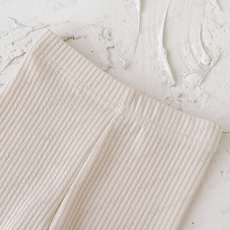 Baby 2-Piece Flower Sweatshirt and Pants Ribbed Set - image 8