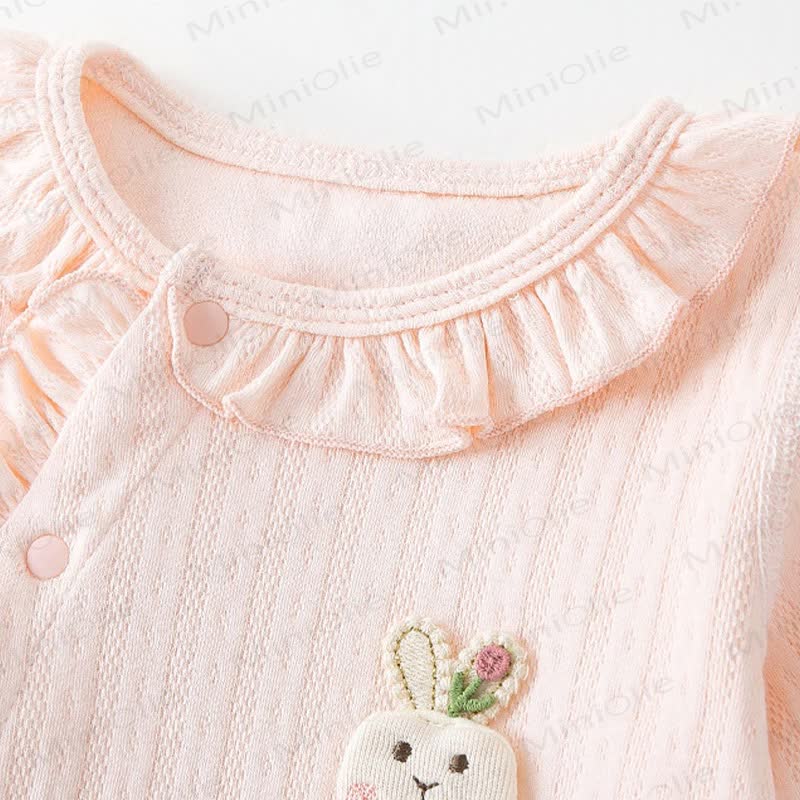 Baby Bunny Romper with Hat - image 9