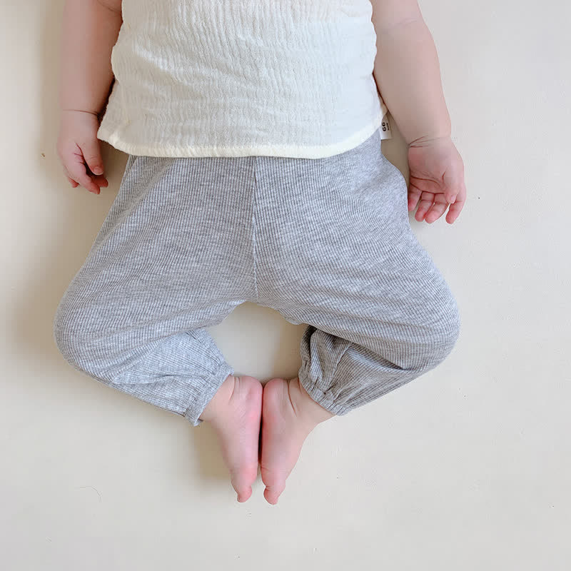 Baby Modal Solid Color Basic Soft Pants - image 10
