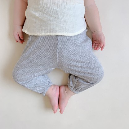 Baby Modal Solid Color Basic Soft Pants - image 10