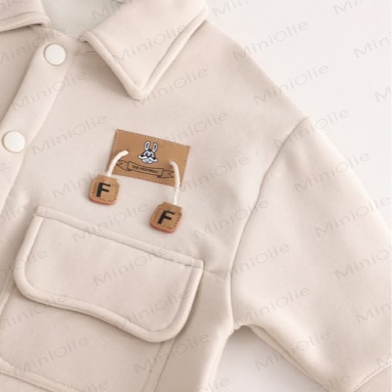 Baby Toddler Fleece Patch Pocket Shacket and Jogger 2-piece Set - image 6