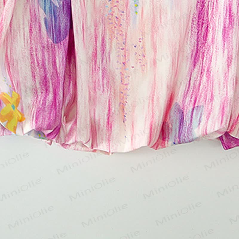 Toddler Girls Princess Floral Cotton Sleeveless Dress - image 7