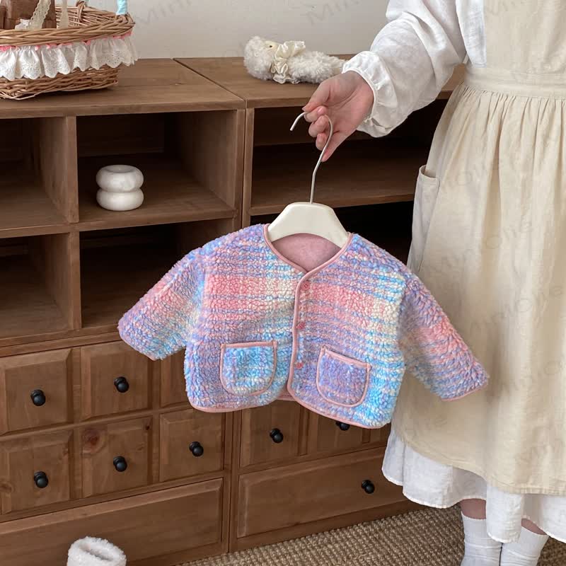Baby Toddler Suede Floral Outerwear  - image 8