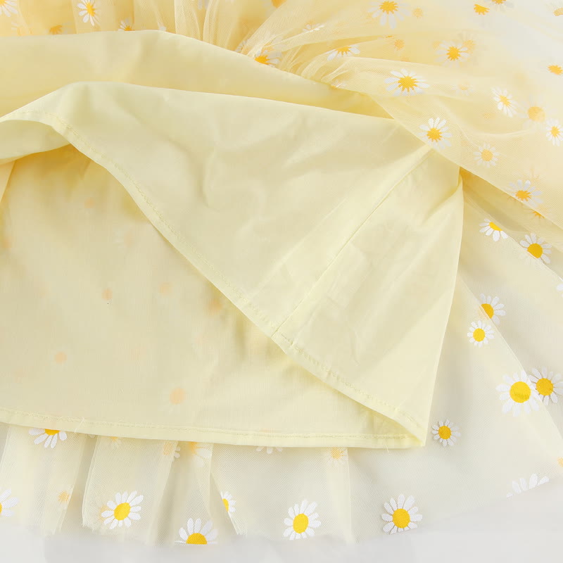 Toddler Daisy Tulle Layered Dress - image 20