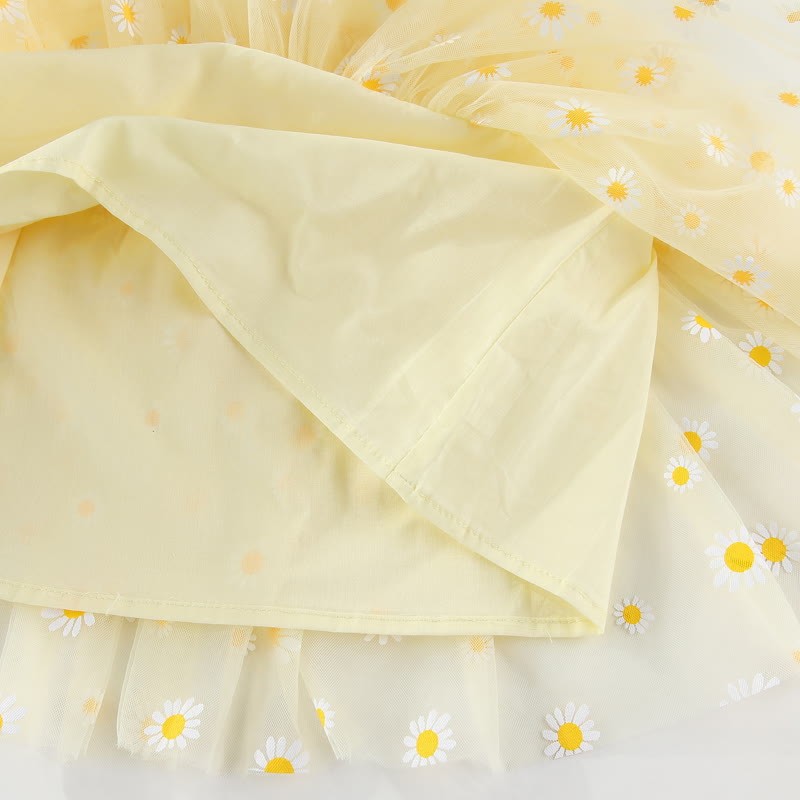 Toddler Daisy Tulle Layered Dress - image 20