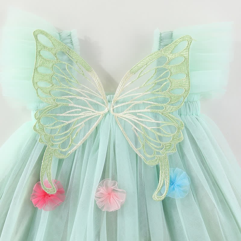 Toddler Butterfly Wings Tulle Dress - image 16