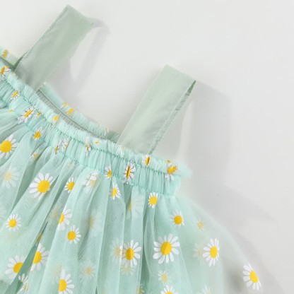 Toddler Daisy Tulle Layered Dress - image 24