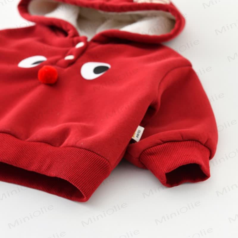 Baby Red Eyes Print Fleece Hoodie or Corduroy Pants - image 7