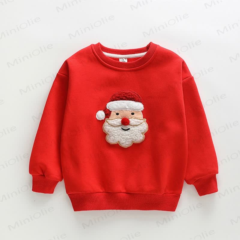 Family Matching Santa Claus Fleece Lined Sweatshirt - image 4
