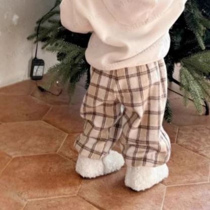 Baby Toddler Plaid Jogger Pants - image 4