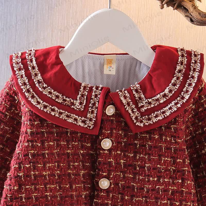 Baby Toddler Bow Sweet Red Set - image 5