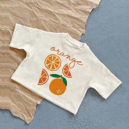 ORANGE Baby T-Shirt - White - 2-3T - image 1