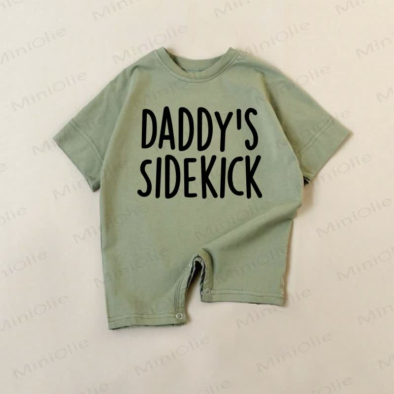 DADDY'S SIDEKICK Baby Green Romper - Green - 18-24M - image 1