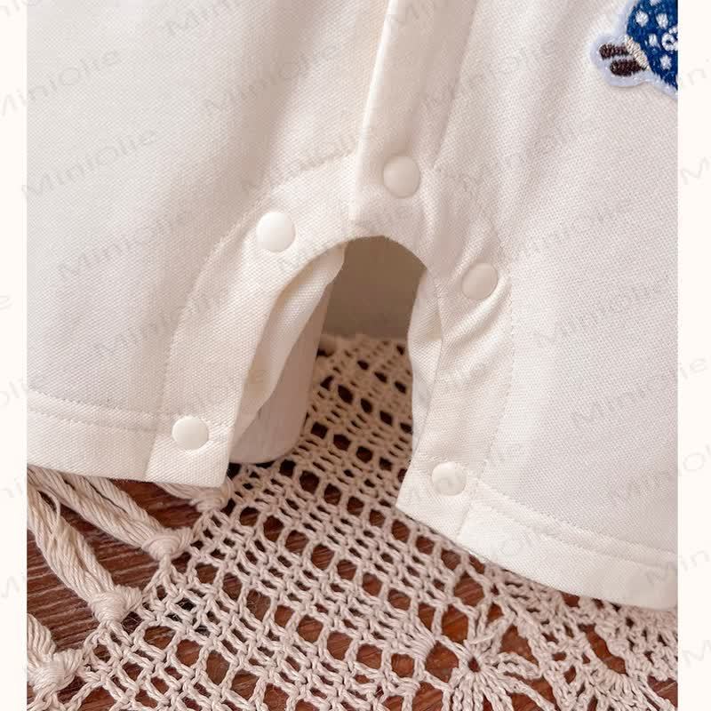 Baby Gentleman Puppy Patch Romper - image 6