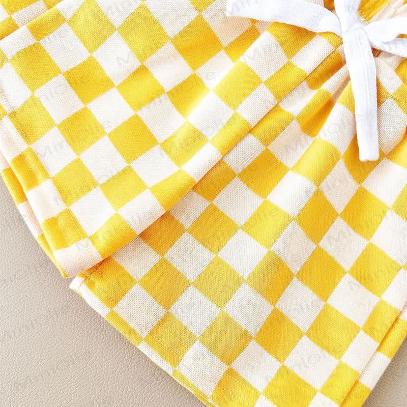 Baby 2-Piece Soft Checkerboard Sweatsuit Set - image 25