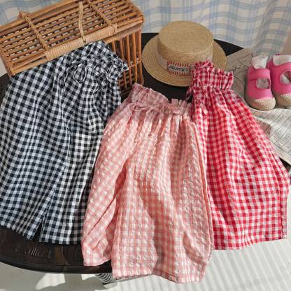 Toddler Girl Loose Plaid Soft Pants - image 6