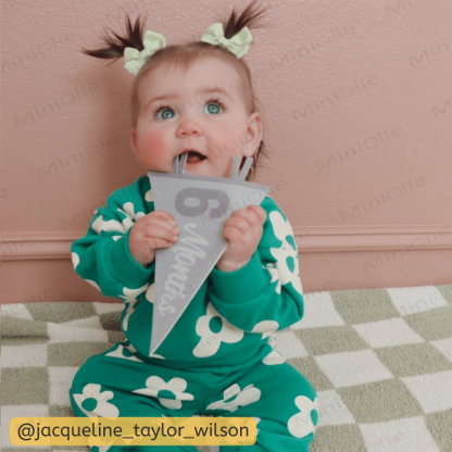Baby Flower Green 2-piece Set - image 4