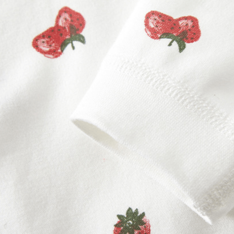 NICE HAPPY LOVELY Baby Fruits Kimono Romper with Bib - image 8