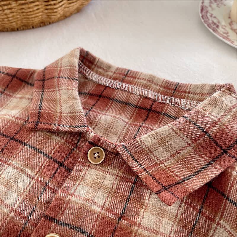 Baby Toddler Boy Plaid 2-piece Set - image 5