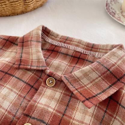 Baby Toddler Boy Plaid 2-piece Set - image 5