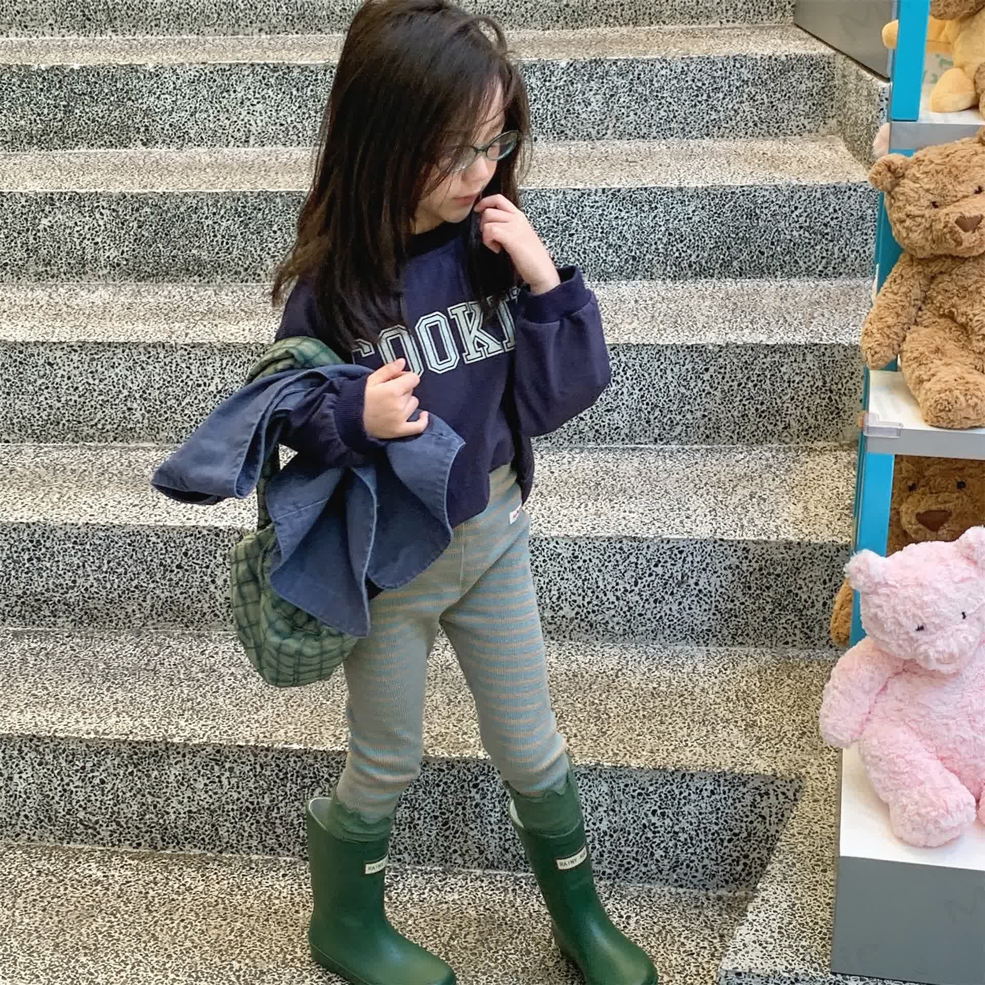 Baby Toddler Girl Striped Leggings - image 10